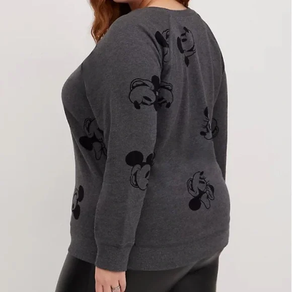 TORRID SWEATSHIRT - DISNEY MICKEY & MINNIE MOUSE - Picture 2 of 4